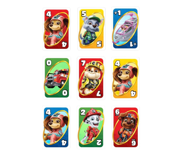 Mattel UNO Junior Psi Patrol Gra karciana dla dzieci - 1040571 - zdjęcie 5